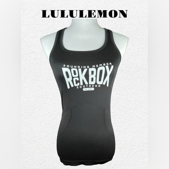 Lululemon | Diamond Backs Swiftly Tech Tank | “Founding Member RockBox Southend” - Picture 1 of 3